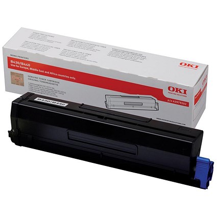 Oki 43979202 Black High Yield Laser Toner Cartridge