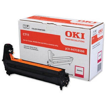 Oki 44318506 Magenta Laser Drum Unit Oki 44318506 Magenta Laser Drum Unit