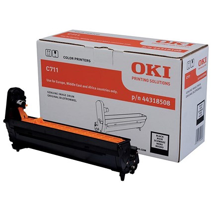 Oki 44318508 Black Laser Drum Unit