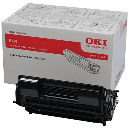 Oki 1279201 Black High Yield Laser Toner Cartridge