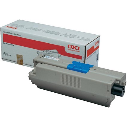 Oki 44973536 Black Laser Toner Cartridge