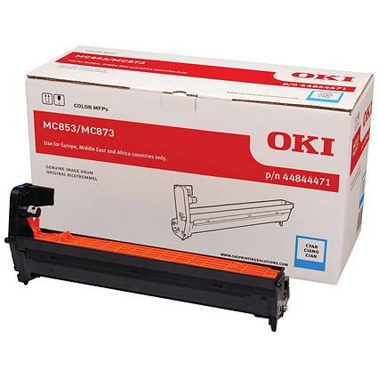 Oki MC853 30K Image Drum Cyan 44844471