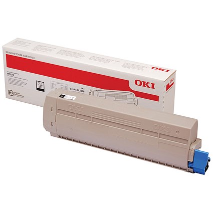 Oki MC873 Black Toner 15000 Pages 45862818