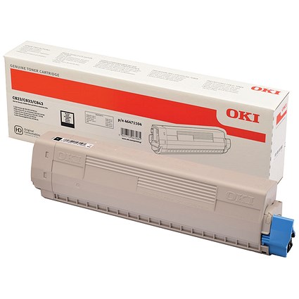 Oki C823 7K Toner Cartridge Black 46471104