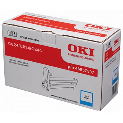 Oki C824 30K Image Drum Cyan 46857507
