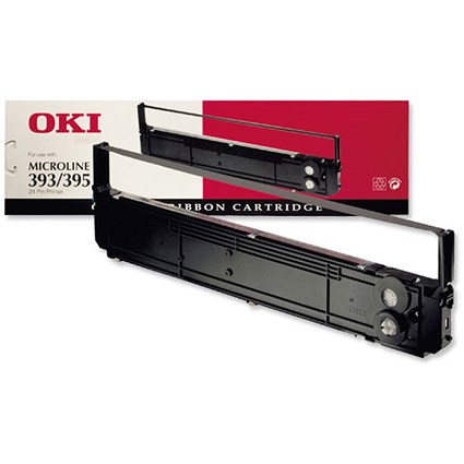 Oki 09002311 Black Ribbon Cassette (For 393, 395)