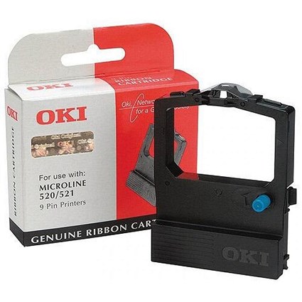 Oki 09002315 Black Ribbon Cassette (For 520)