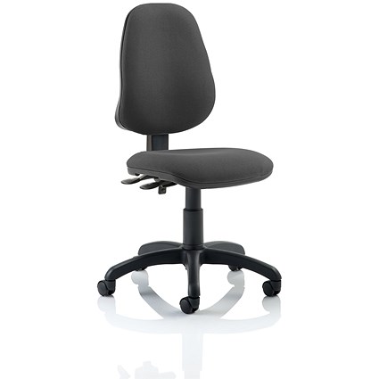 Eclipse Plus II Operator Chair, Charcoal - Delivered Built