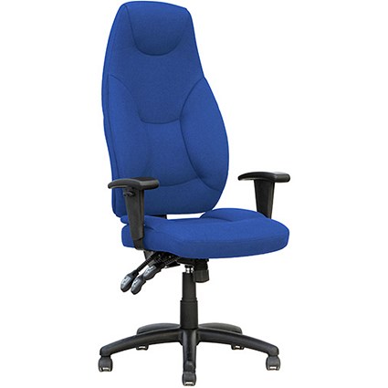 Galaxy High Back Operator Chair - Blue