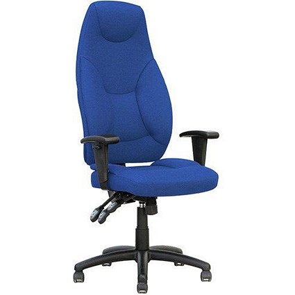 Galaxy High Back Operator Chair / Blue / Built