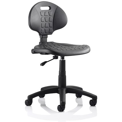 Malaga Standard Lab Chair, Black, Built
