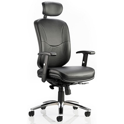 Mirage Leather Executive Chair - Black