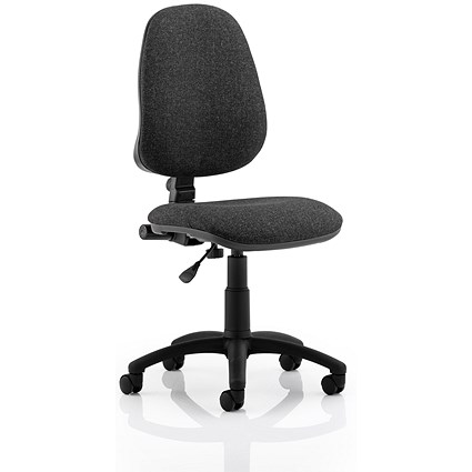 Eclipse Plus I Operator Chair, Charcoal, Assembled