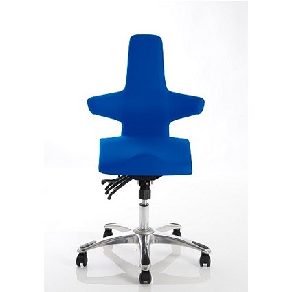 Saltire Posture Chair / Blue / Built