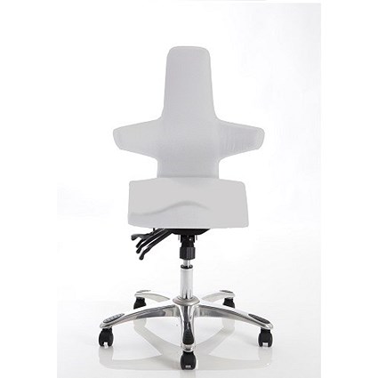 Saltire Posture Chair / Ivory / Built