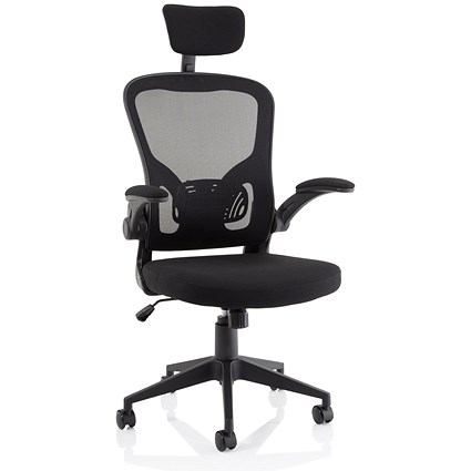 Ace Executive Mesh Chair With Folding Arms