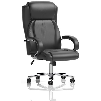 Austin Heavy Duty PU Task Operator Chair, Black