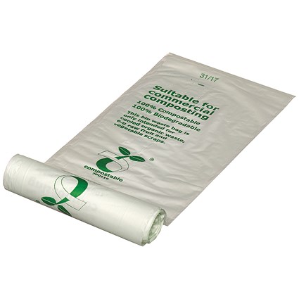 Compostable Bag, 100 Litre, Pack of 200