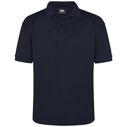 ORN Raven Polo Shirt, Unisex, Navy Blue, Small