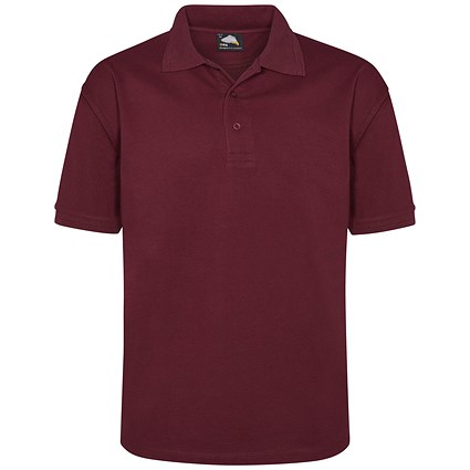 ORN Eagle Male Polo Shirt, Burgundy, Medium