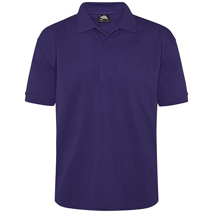 ORN Eagle Male Polo Shirt, Purple, Large