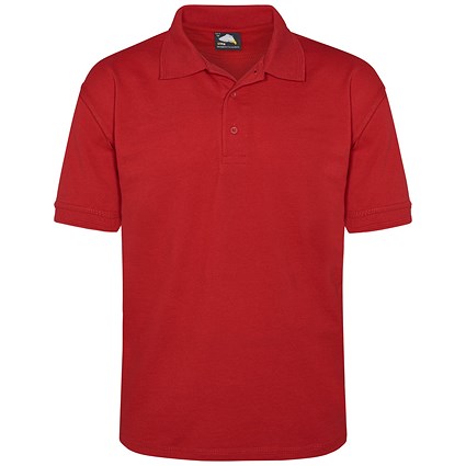 ORN Eagle Male Polo Shirt, Red, Small