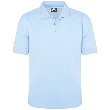 ORN Eagle Male Polo Shirt, Sky Blue, Small