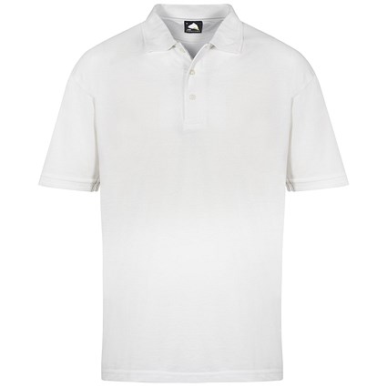 ORN Eagle Male Polo Shirt, White, XS