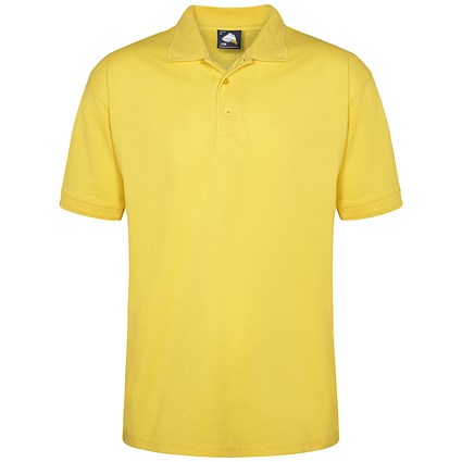 ORN Eagle Male Polo Shirt, Yellow, Medium