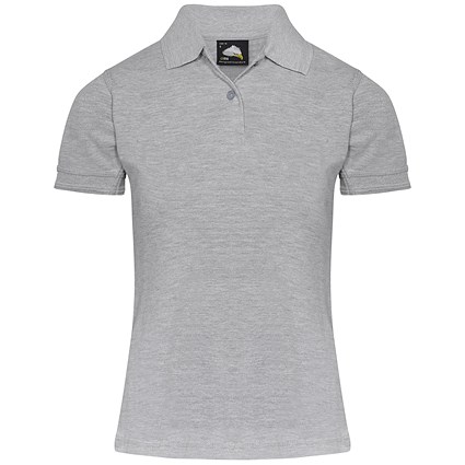 ORN Ladies Eagle Polo Shirt, Ash Grey, 18