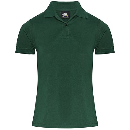 ORN Ladies Eagle Polo Shirt, Bottle Green, 18