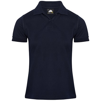 ORN Ladies Eagle Polo Shirt, Navy Blue, 14
