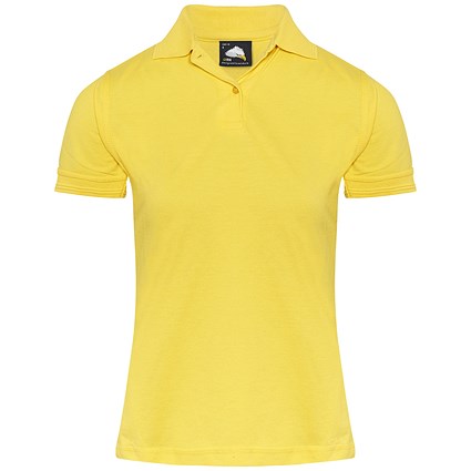 ORN Ladies Eagle Polo Shirt, Yellow, 8