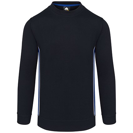 ORN Silverswift Sweatshirt, Unisex, Navy Blue/Royal Blue, Large