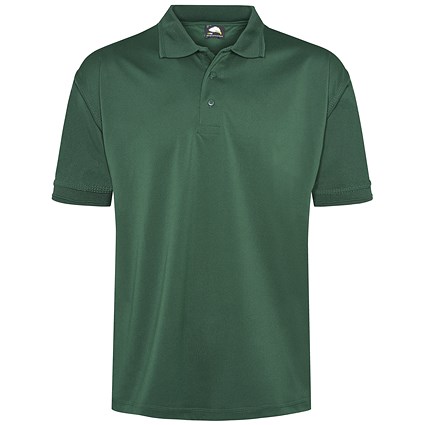 ORN Oriole Wicking Polo Shirt, Unisex, Bottle Green, 3XL