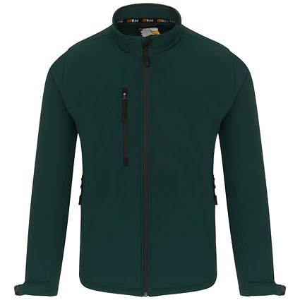 ORN Tern Softshell Jacket, Male, Bottle Green, Small