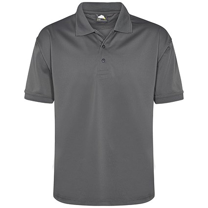 ORN Oriole Wicking Polo Shirt, Unisex, Graphite, XL