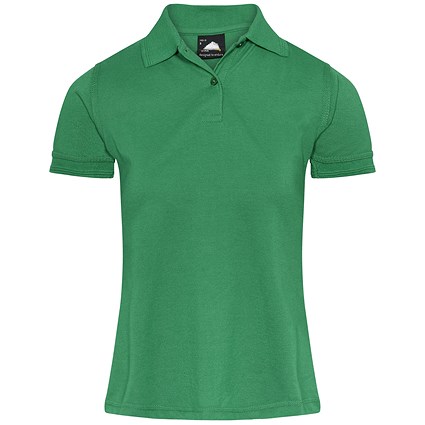 ORN Ladies Eagle Polo Shirt, Kelly Green, 10