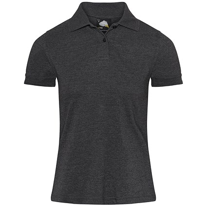 ORN Ladies Eagle Polo Shirt, Charcoal, 12