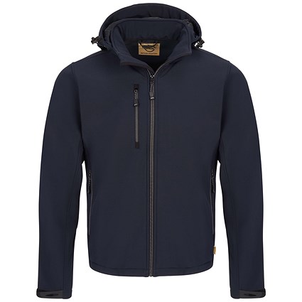 ORN Gannet EarthPro GRS Softshell Jacket, Unisex, Navy Blue, 4XL