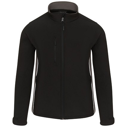 ORN Silverswift Softshell Jacket, Unisex, Black/Graphite, Medium