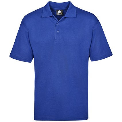 ORN Raven Polo Shirt, Unisex, Royal Blue Medium