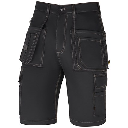 ORN Merlin Tradesman Shorts, Unisex, Black, 36