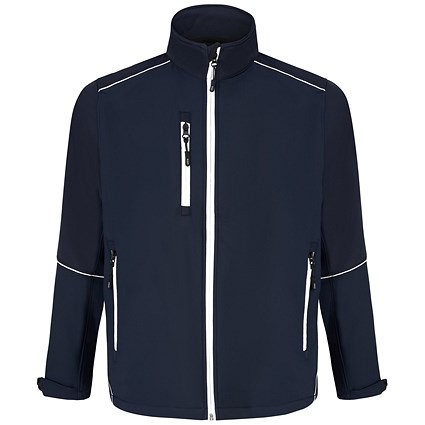 ORN Fireback Softshell Jacket, Unisex, Navy Blue, 4XL