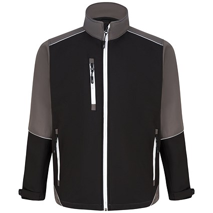 ORN Fireback Softshell Jacket, Unisex, Black/Graphite, XS