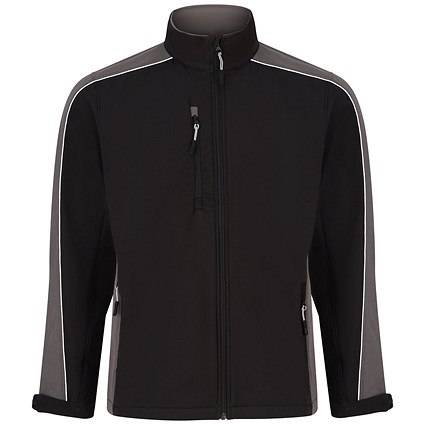 ORN Avocet Softshell Jacket, Unisex, Black/Graphite, Small