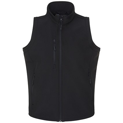 ORN Lapwing Softshell Gilet, Unsiex, Black, 2XL