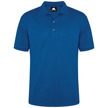 ORN Warbler Stud Polo Shirt, Unisex, Royal Blue Large