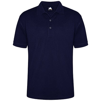 ORN Warbler Stud Polo Shirt, Unisex, Navy Blue, XL