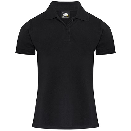 ORN Ladies Eagle Polo Shirt, Black, 6
